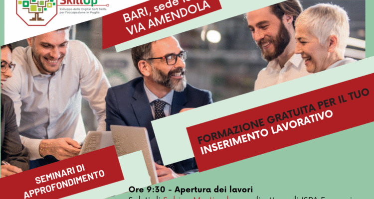 Skillup, formazione gratuita per il tuo inserimento lavorativo – Iniziativa Pubblica