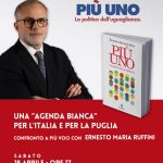 Presentazione libro “Più Uno” a Bari: Stefano Franco al confronto con Ernesto Maria Ruffini su riformismo e uguaglianza
